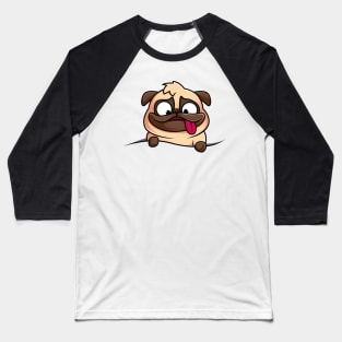 Pug Life - Cool Funny Design For Dog Lovers, Pug Fans, Cute Pug Gift Baseball T-Shirt